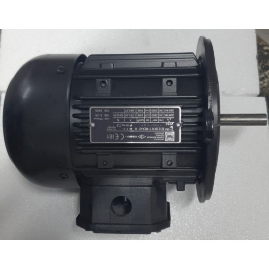 ÖZEL MİLLİ-FAN MOTORU 0,37kW_3000 d/d_TRİF_GÖVDE_B5 (RENK:SİYAH)