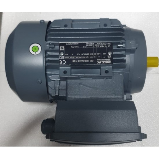 STANDART MİLLİ-FAN MOTORU 0,55kW_3000 d/d_MONO_71M_B14_SAAT YÖNÜ TERS (RENK:SİYAH)