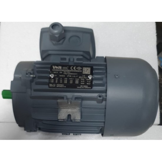 STANDART MİLLİ-FAN MOTORU 0,55kW_3000 d/d_TRİF_71M-2_B5 (RENK:SİYAH)