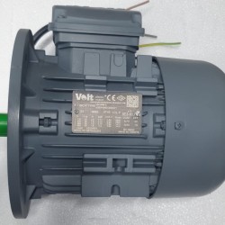 Standart Milli-fan Motoru 0,75kw_3000 D/d_trif_80m_b5 (renk:siyah)