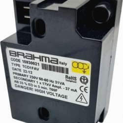 Trafo Brahma Tcd1fav 230v 31va 1x17kv 37ma %33