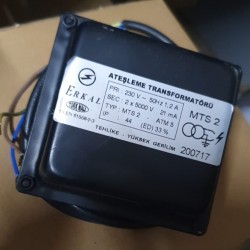 Trafo Erkal Mts 2 2x5kv %33 Çift Çıkışlı (tel Sargılı)