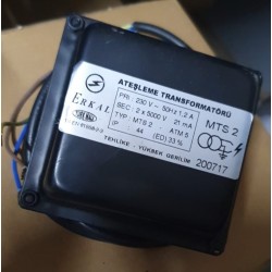 TRAFO ERKAL MTS 2 2X5kV %33 ÇİFT ÇIKIŞLI (TEL SARGILI)